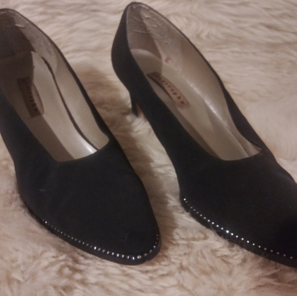 Black Special Occasion Heels Size 10